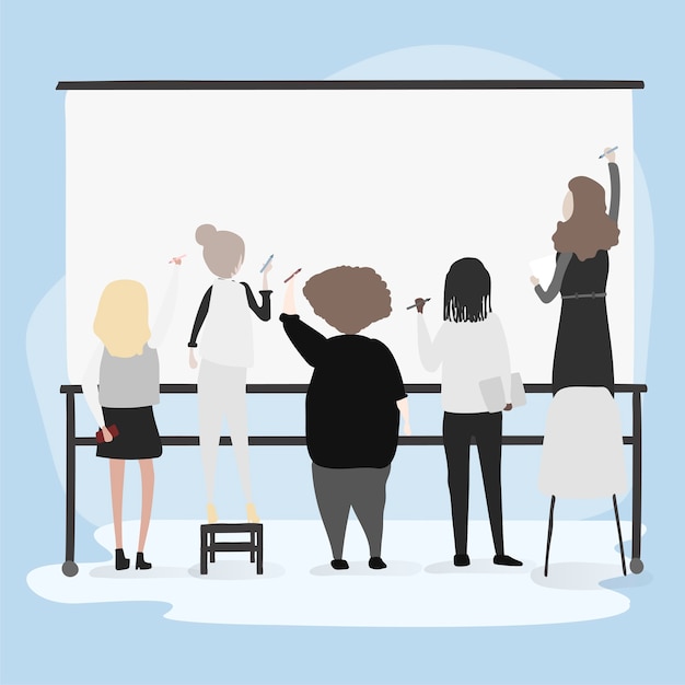 Free Vector vector collection of business people