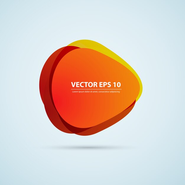 Vector color background abstract circles.