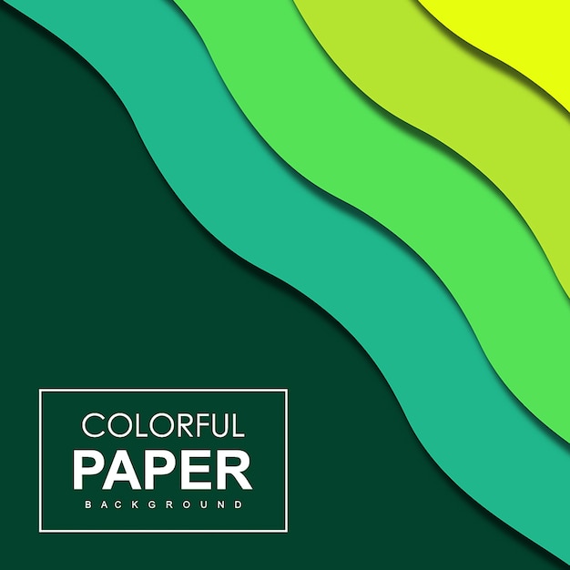 Vector Colorful Paper Background