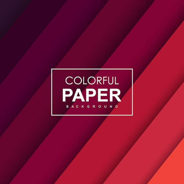 Free vector vector colorful paper background