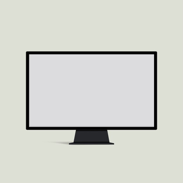 Vector of computer monitor icon