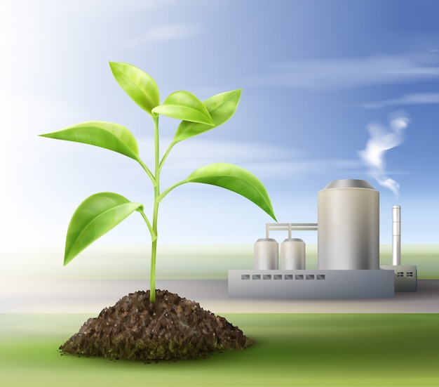 Векторный концепт обработки природных ресурсов для биотоплива