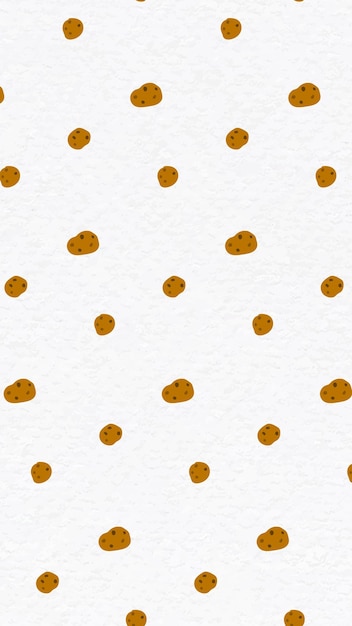 Free vector vector cookie seamless pattern background