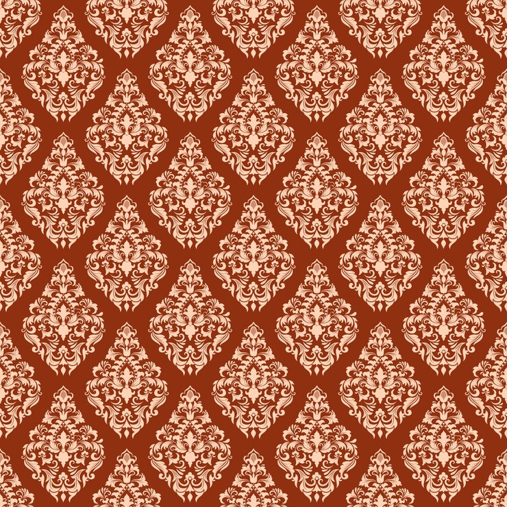 Free Vector vector damask seamless pattern background. classical luxury old fashioned damask ornament, royal victorian seamless texture for wallpapers, textile, wrapping. exquisite floral baroque template.