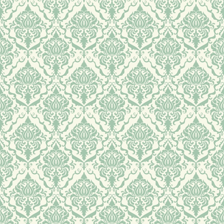 Free Vector vector damask seamless pattern background. classical luxury old fashioned damask ornament, royal victorian seamless texture for wallpapers, textile, wrapping. exquisite floral baroque template.