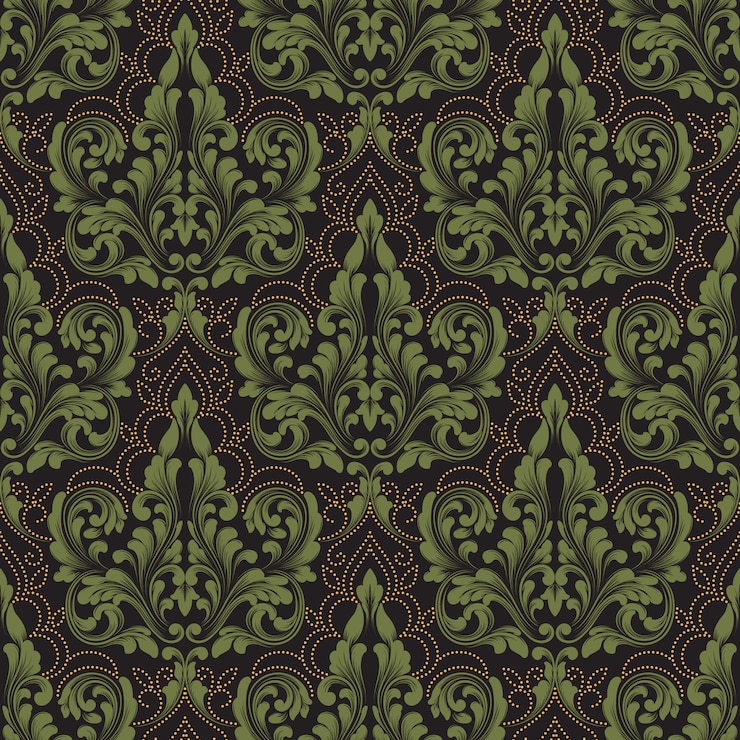 Free Vector vector damask seamless pattern element. classical luxury old fashioned damask ornament, royal victorian style