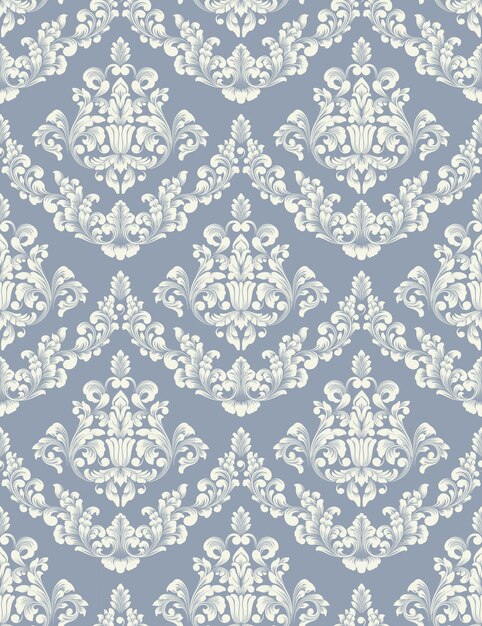 Vector damask seamless pattern