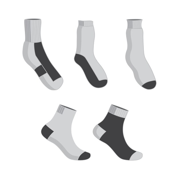 Sock template illustrator
