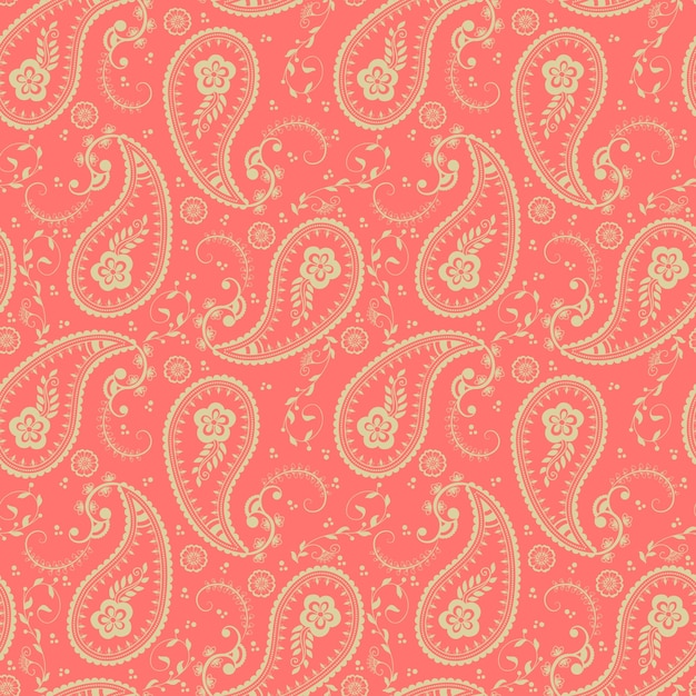 Free vector vector floral seamless pattern background in arabian style. arabesque pattern. eastern ethnic ornament. elegant texture for backgrounds.