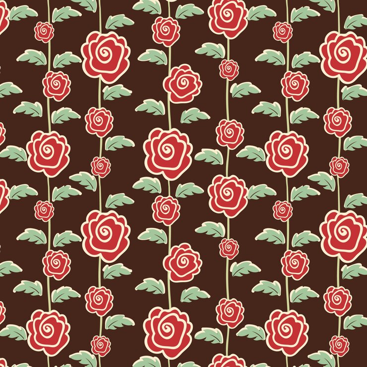Free Vector vector flower seamless pattern background. elegant texture for backgrounds. classical luxury old fashioned floral ornament, seamless texture for wallpapers, textile, wrapping.