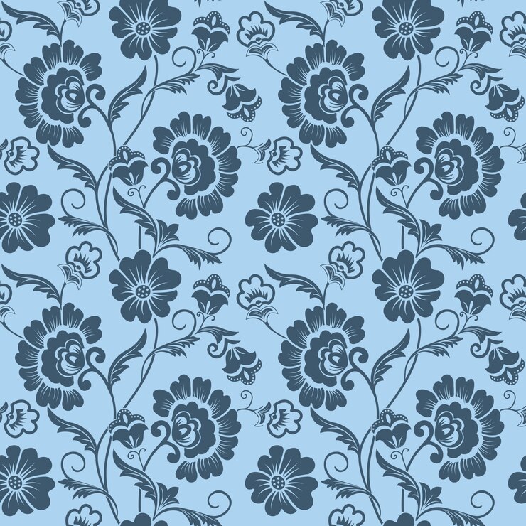 मुफ़्त वेक्टर vector flower seamless pattern background. elegant texture for backgrounds. classical luxury old fashioned floral ornament, seamless texture for wallpapers, textile, wrapping.