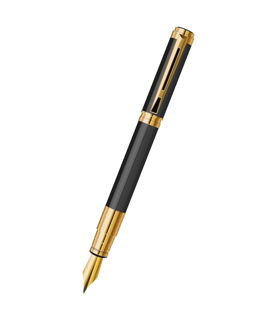 Free vector vector fountain writing pen for contract signing