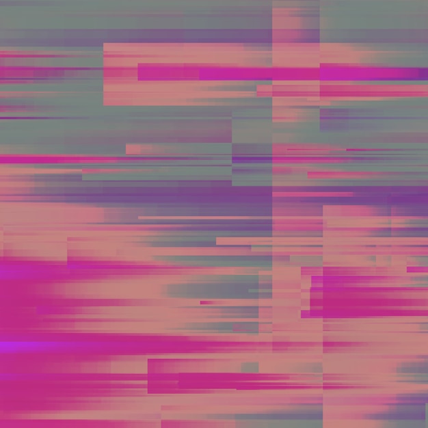 Free vector vector glitch background. digital image data distortion. chaos aesthetics of signal error. digital decay.