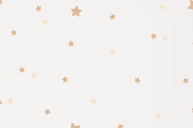 Vector Gold Stars Shimmery Artsy Pattern Wallpaper