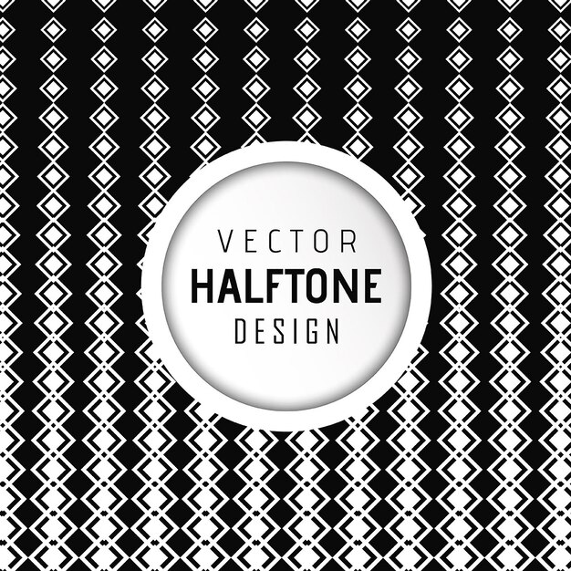 Vector Halftone Design Background