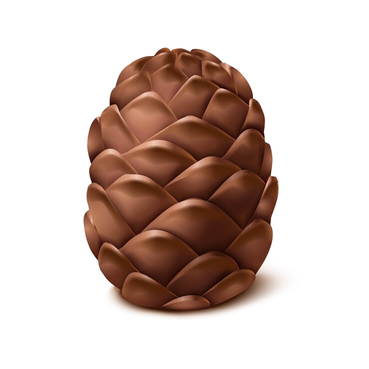 Free Vector vector icon pine cone isolated on white background