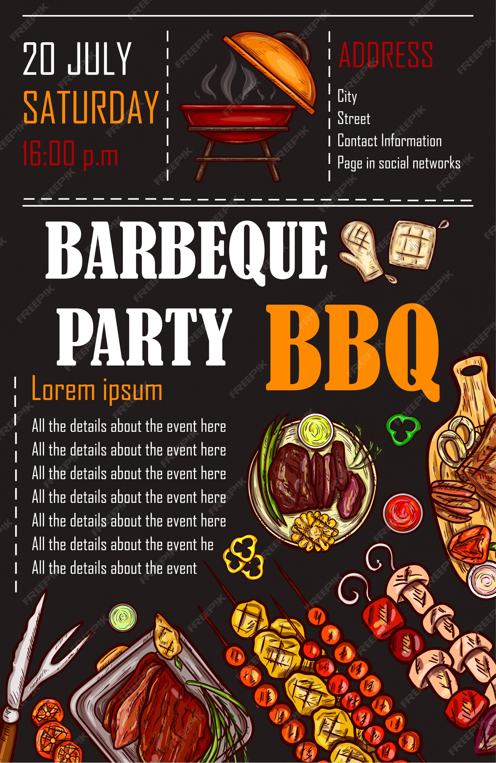 Mẫu menu BBQ: Bạn muốn tổ chức một buổi tiệc BBQ đậm chất mùa hè nhưng chưa biết thiết kế menu thế nào? Đừng lo, với mẫu menu BBQ độc đáo và thu hút này, bạn sẽ có thể tạo ra một buổi tiệc BBQ tuyệt vời đầy thú vị! 