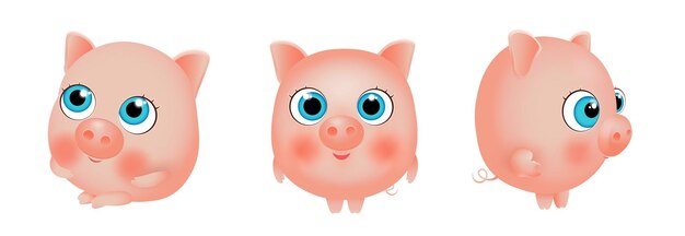 子豚 画像 無料のベクター ストックフォト Psd