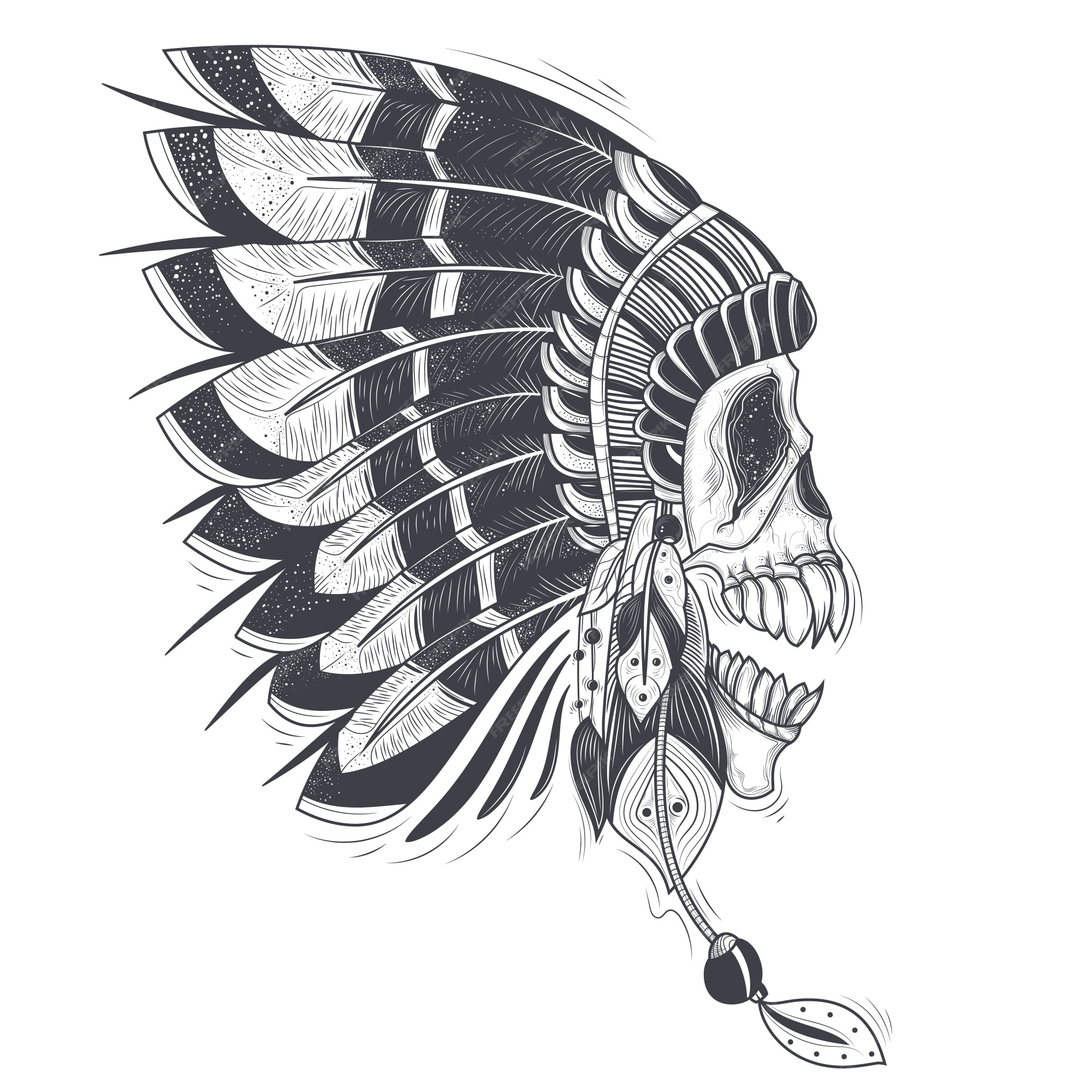 Native American Skull Tattoo Images - Free Download on Freepik Native American Skull Tattoo Images - Free Download on Freepik