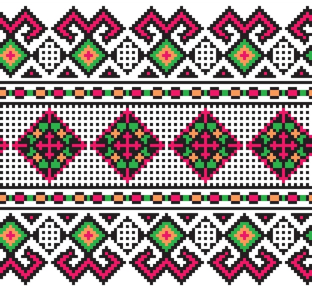 Premium Vector  Bead african ornament maasai ethnic background