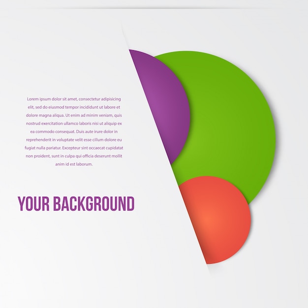 벡터 infographics 서클 템플릿입니다. 디자인