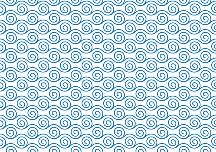 Free Vector vector japanese vintage seamless water stream pattern horizontally and vertically repeatable