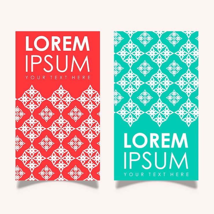 Free Vector vector leaflet banner designs