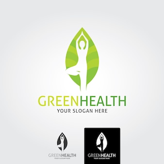 Векторный дизайн логотипа здоровья и здоровья