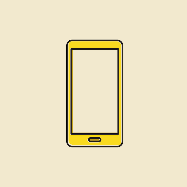 Free vector vector of mobile phone icon