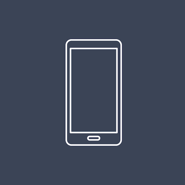 Vector Of Mobile Phone Icon