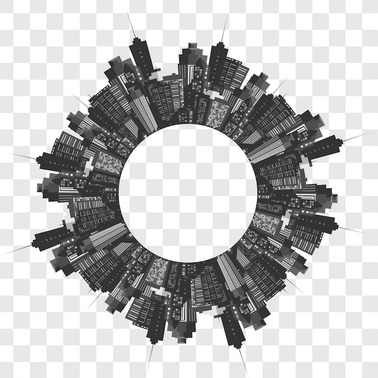 Free Vector vector modern city.