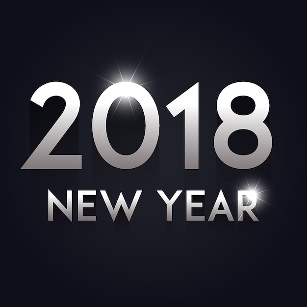 Vector New Year 2018 Background