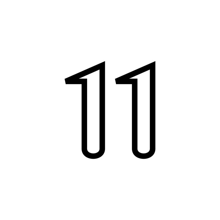 मुफ़्त वेक्टर vector number line art logo design