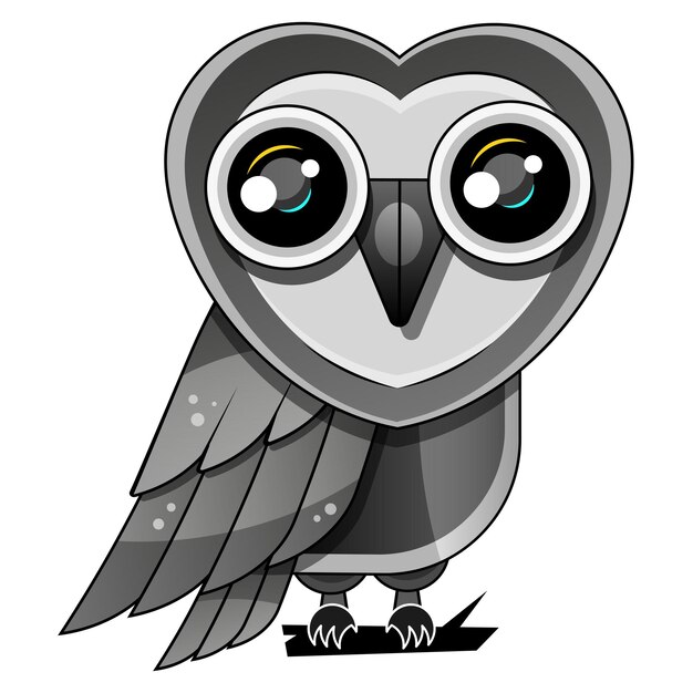 フクロウの目リアルなコレクション 無料のベクター