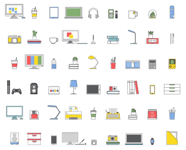 無料Vector 事務用品のベクトル