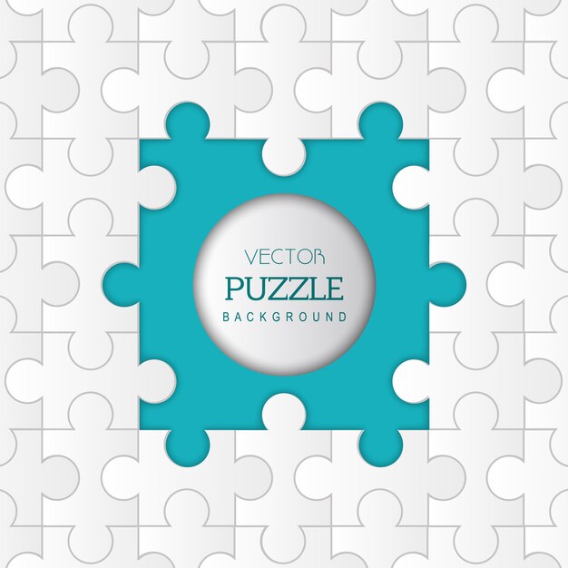 Vector Puzzle Abstract Background