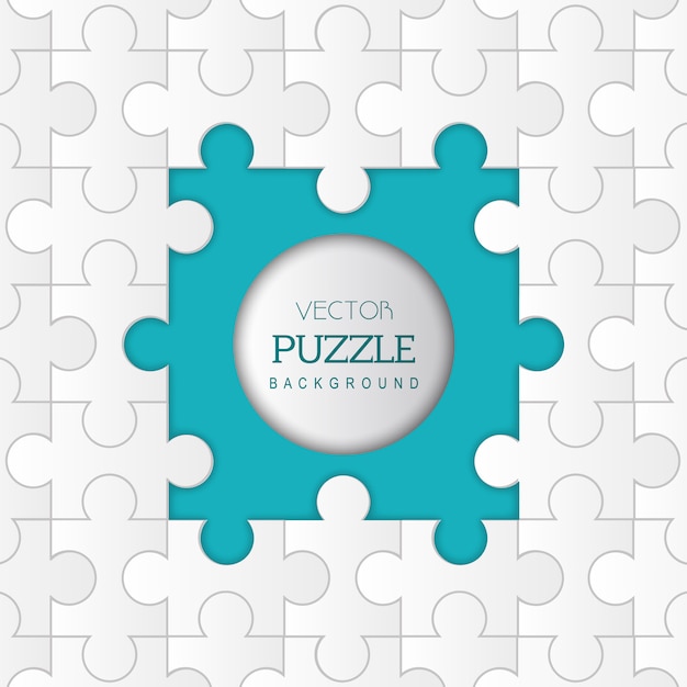 Vector Puzzle Abstract Background