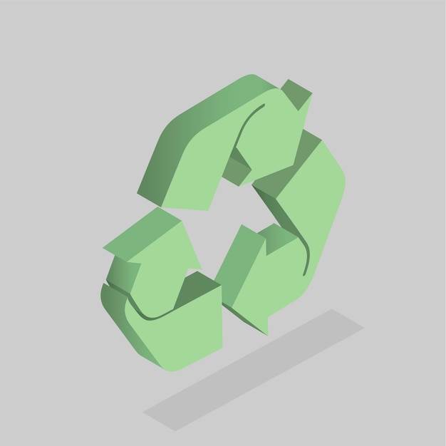 Free vector vector of recycle icon