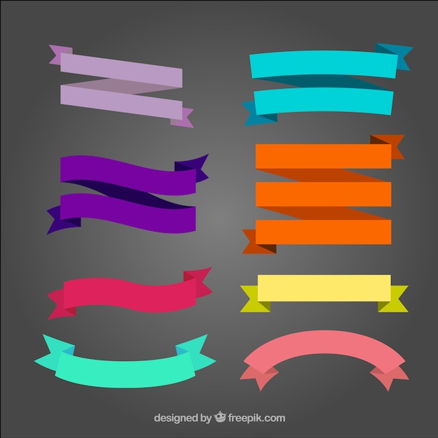 Vector ribbons part