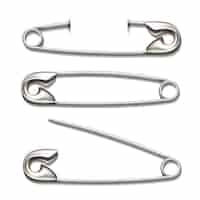 Free vector vector safety pin isolated