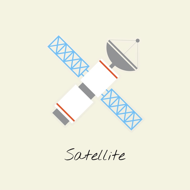 Vector of satellite