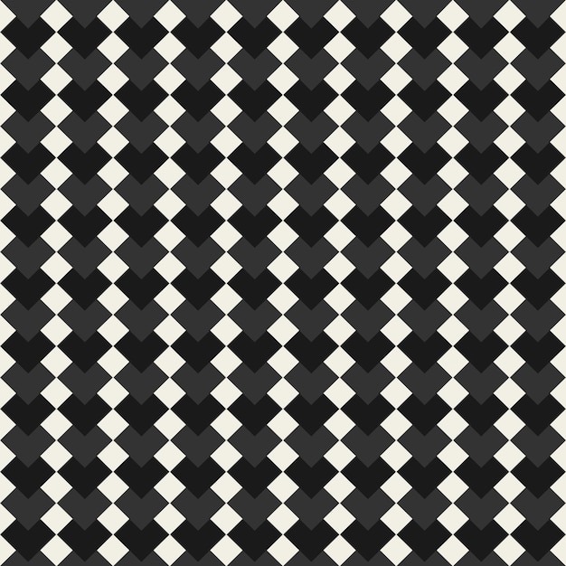 Vector seamless pattern texture abstract background with hexagon hearts monochrome tiling shape