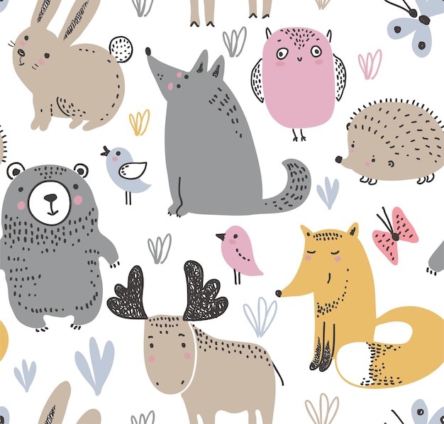 森の動物イラスト 無料のベクター 森の動物イラスト 無料のベクター