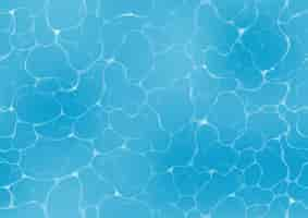 Free vector vector seamless rippled swimming pool abstract illustration. horizontally and vertically repeatable.