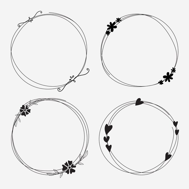 Download Circle Frame Vectors, Photos and PSD files | Free Download