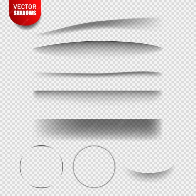 Download Premium Vector | Banner, divider, website border shadow 3d ...