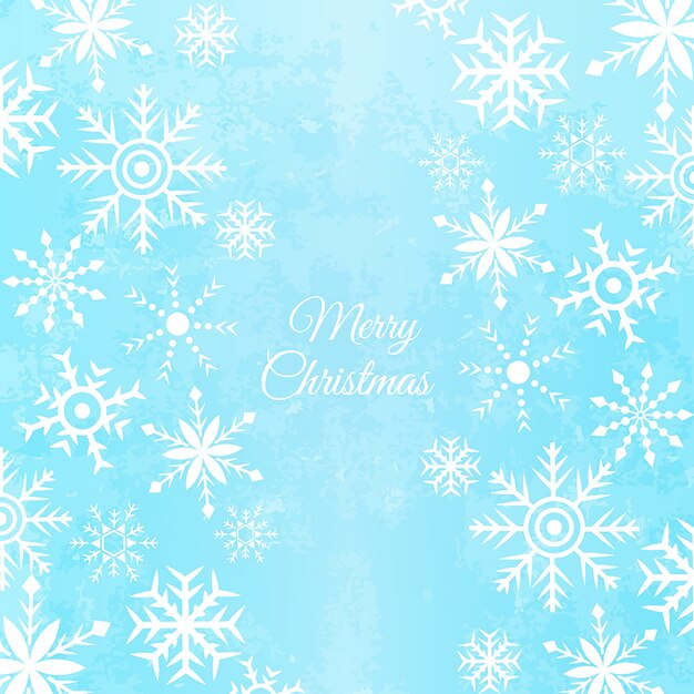 Vector Snowflakes Background