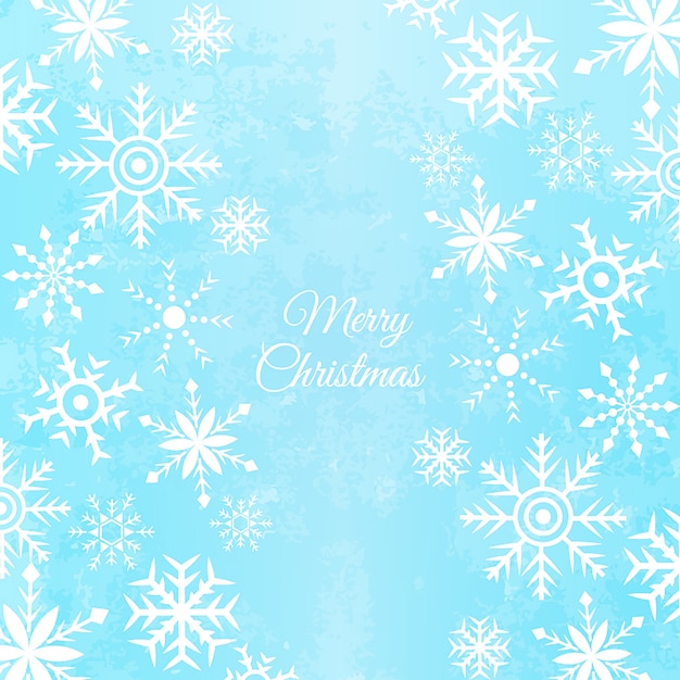 Vector Snowflakes Background