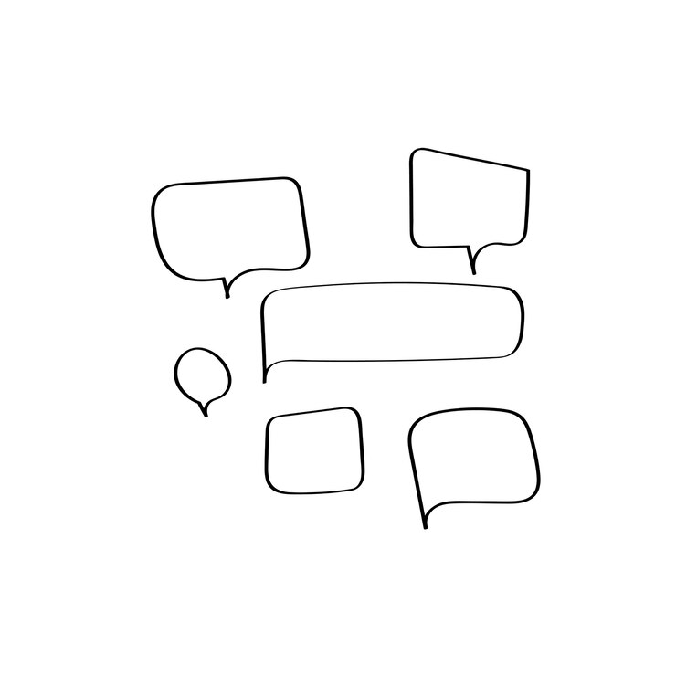 Free Vector vector of speech bubbles collection