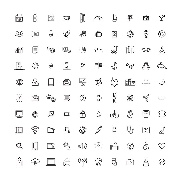 Free Vector vector ui illustration mixed travel medical concept
